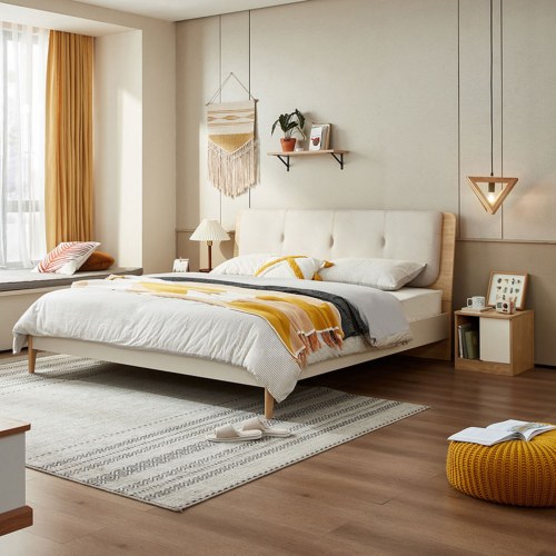 Ivory bed 2024 frame queen